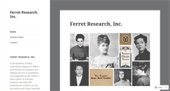 Desktop Screenshot of ferretresearch.com