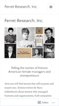 Mobile Screenshot of ferretresearch.com